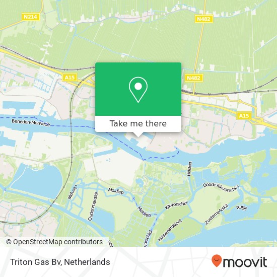 Triton Gas Bv map