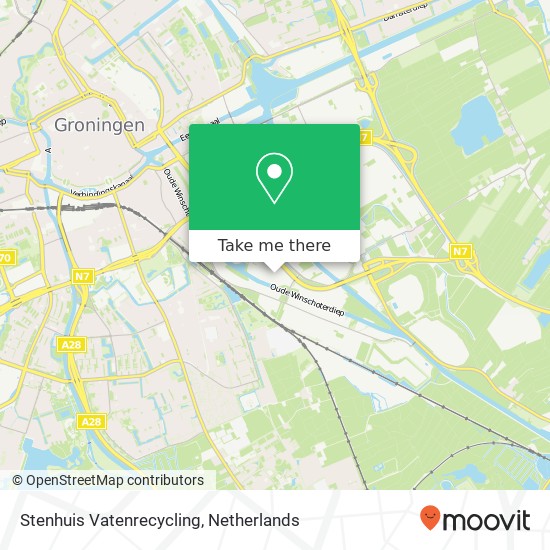 Stenhuis Vatenrecycling map