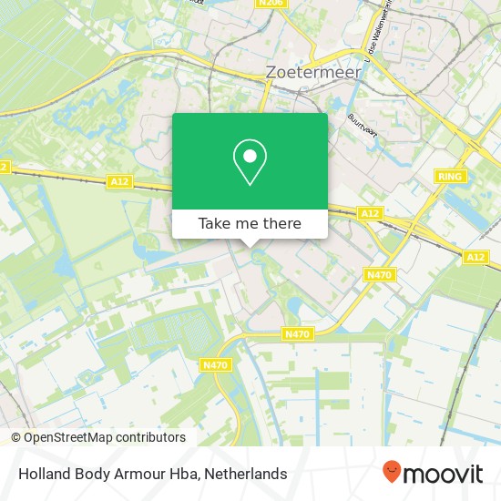 Holland Body Armour Hba map