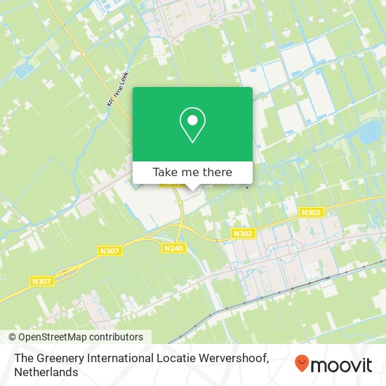 The Greenery International Locatie Wervershoof Karte