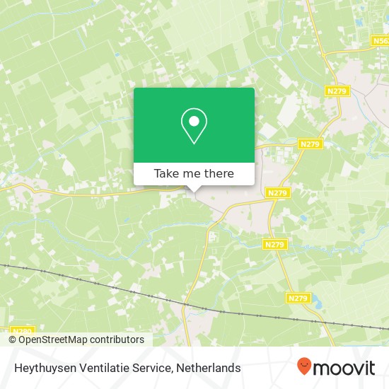 Heythuysen Ventilatie Service map