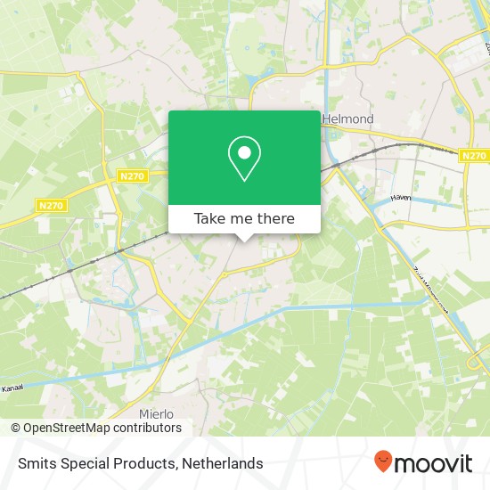 Smits Special Products map