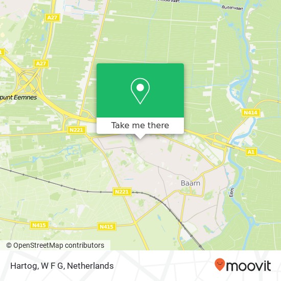Hartog, W F G map