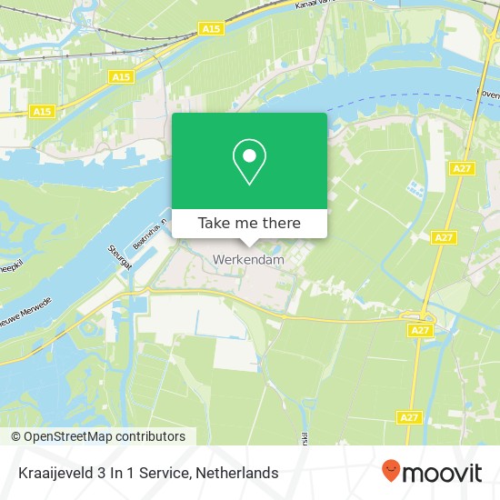 Kraaijeveld 3 In 1 Service map