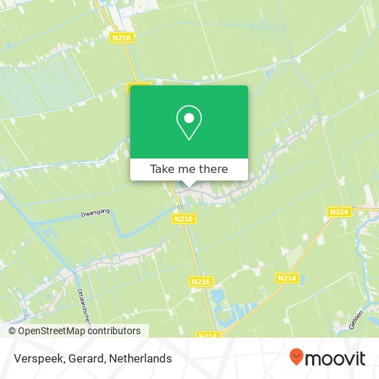 Verspeek, Gerard map