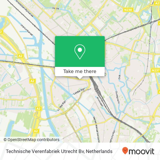 Technische Verenfabriek Utrecht Bv Karte