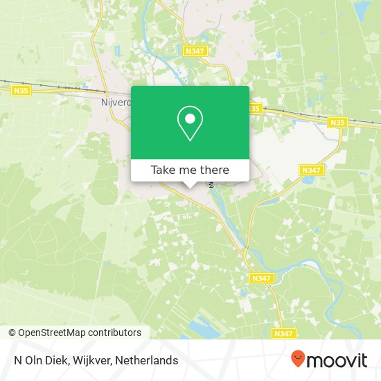 N Oln Diek, Wijkver map