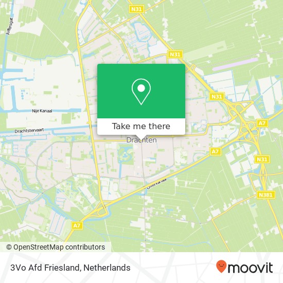 3Vo Afd Friesland map