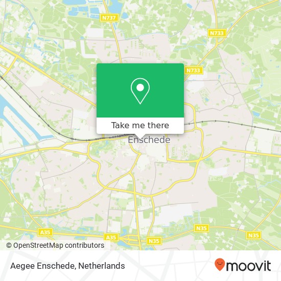 Aegee Enschede map