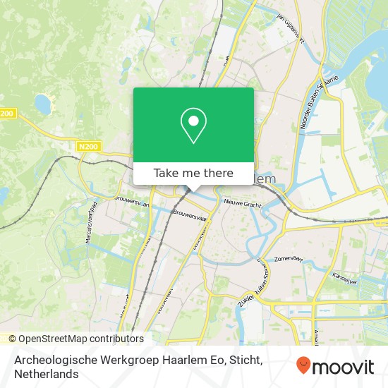 Archeologische Werkgroep Haarlem Eo, Sticht map