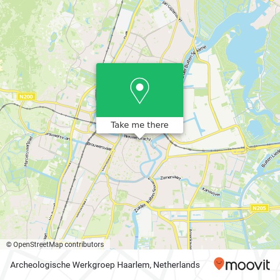 Archeologische Werkgroep Haarlem map