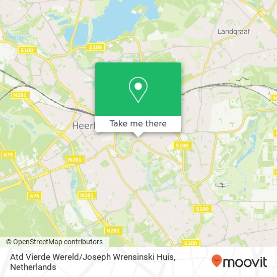 Atd Vierde Wereld / Joseph Wrensinski Huis map