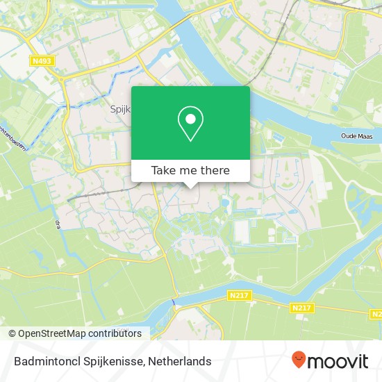 Badmintoncl Spijkenisse map