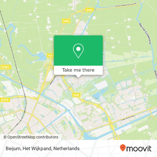 Beijum, Het Wijkpand map