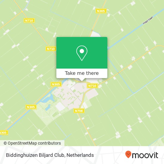 Biddinghuizen Biljard Club map
