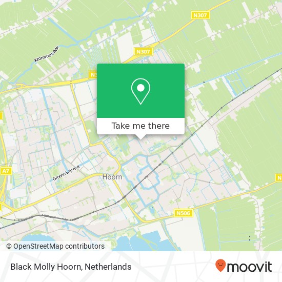 Black Molly Hoorn map