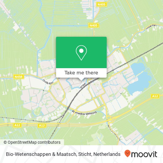 Bio-Wetenschappen & Maatsch, Sticht map