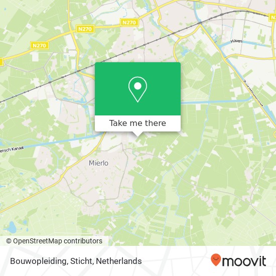 Bouwopleiding, Sticht map