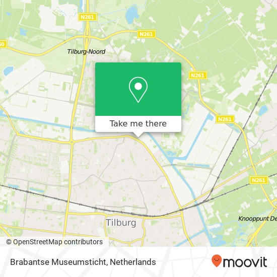 Brabantse Museumsticht Karte