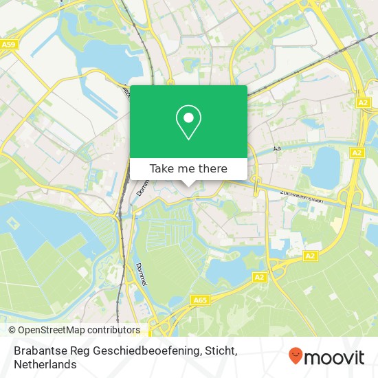 Brabantse Reg Geschiedbeoefening, Sticht map