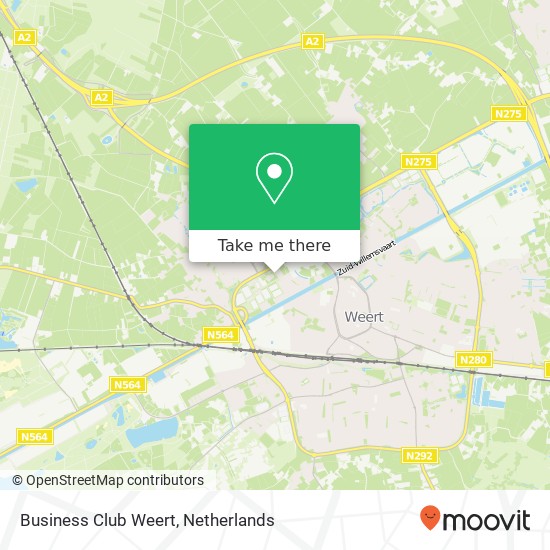 Business Club Weert map