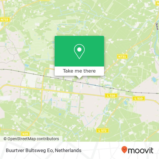 Buurtver Bultsweg Eo map