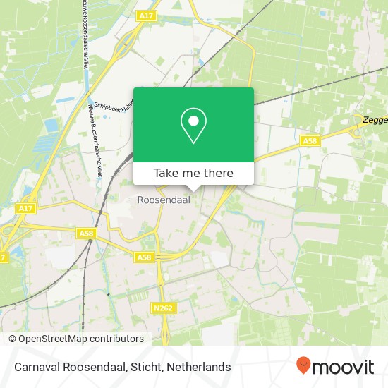 Carnaval Roosendaal, Sticht map