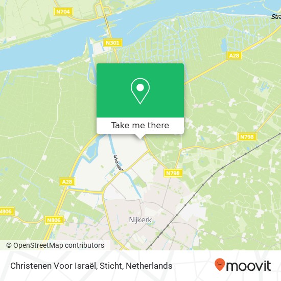 Christenen Voor Israël, Sticht map