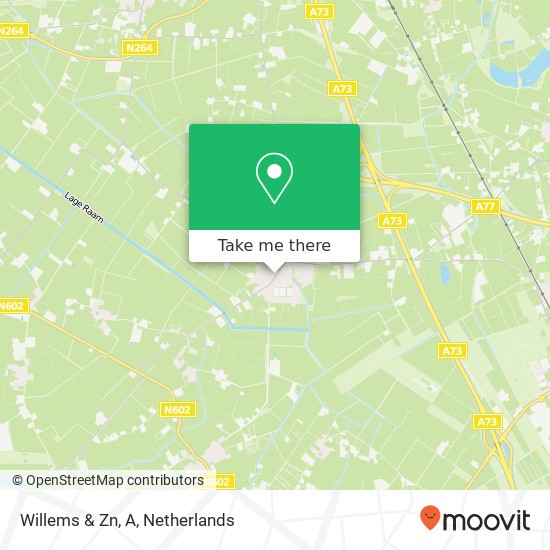 Willems & Zn, A Karte