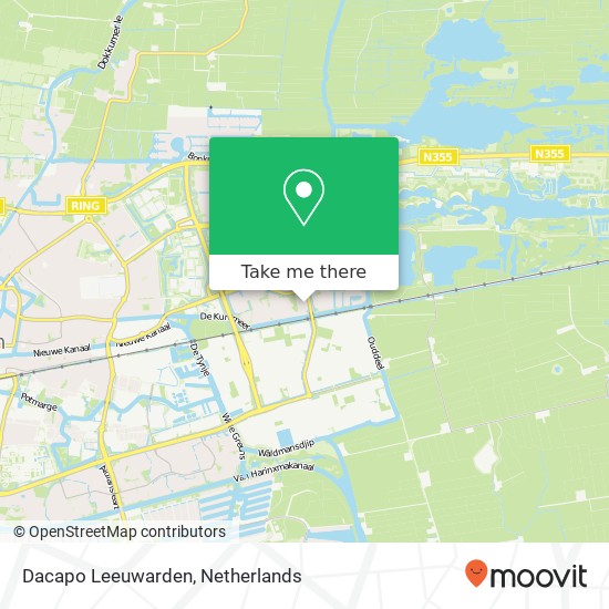 Dacapo Leeuwarden map
