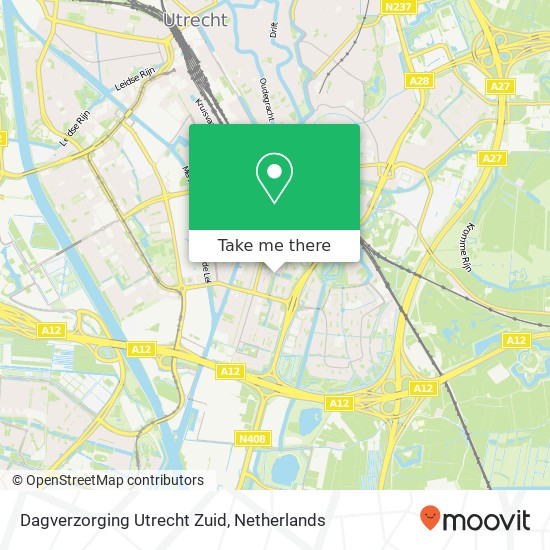 Dagverzorging Utrecht Zuid map