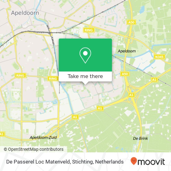 De Passerel Loc Matenveld, Stichting Karte