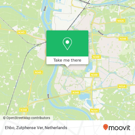 Ehbo, Zutphense Ver map