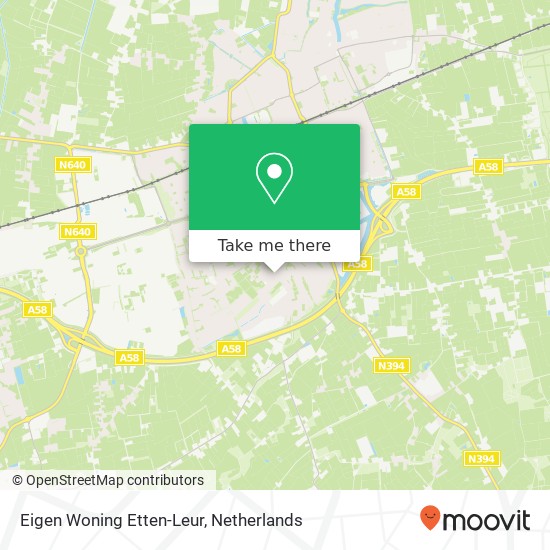 Eigen Woning Etten-Leur map