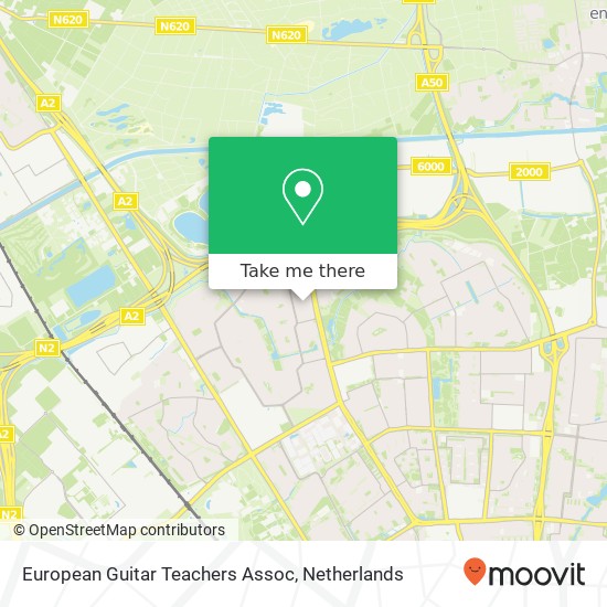 European Guitar Teachers Assoc map