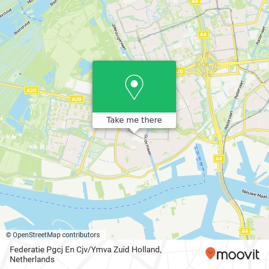 Federatie Pgcj En Cjv / Ymva Zuid Holland Karte