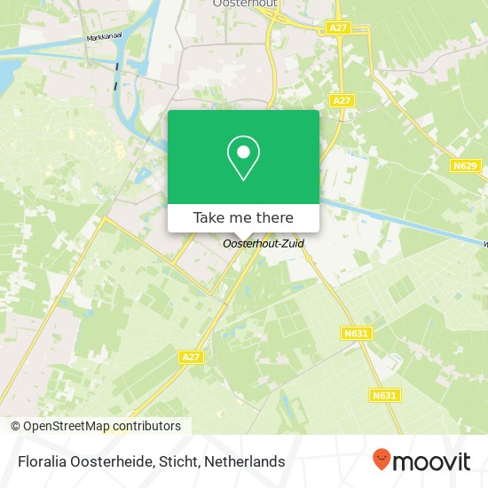 Floralia Oosterheide, Sticht map