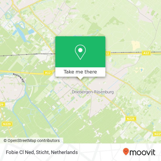 Fobie Cl Ned, Sticht map