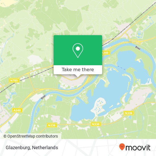 Glazenburg map