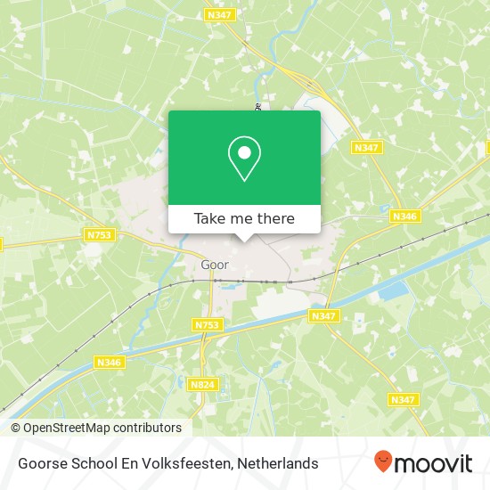 Goorse School En Volksfeesten map