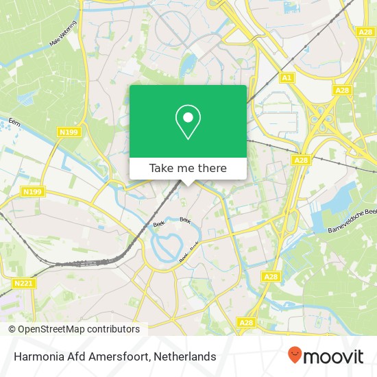 Harmonia Afd Amersfoort map