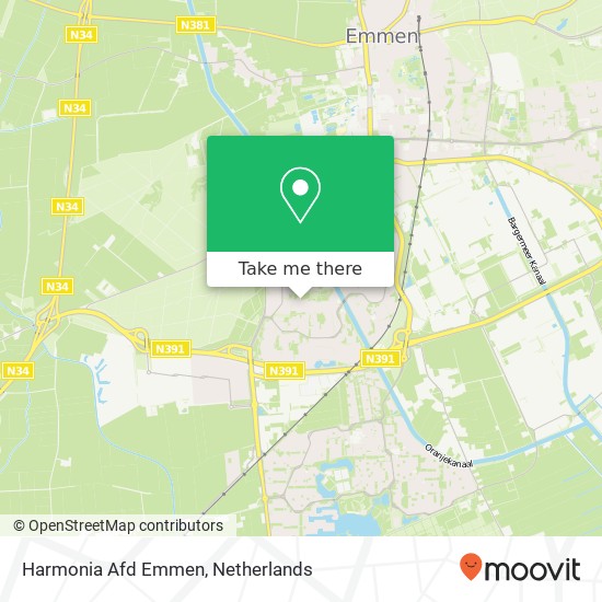 Harmonia Afd Emmen map