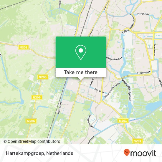 Hartekampgroep map