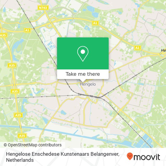Hengelose Enschedese Kunstenaars Belangenver map