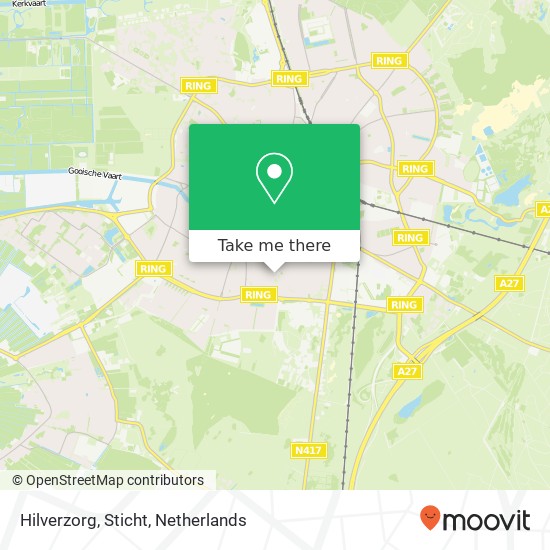 Hilverzorg, Sticht map