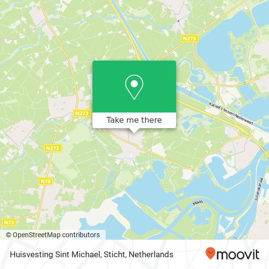 Huisvesting Sint Michael, Sticht Karte