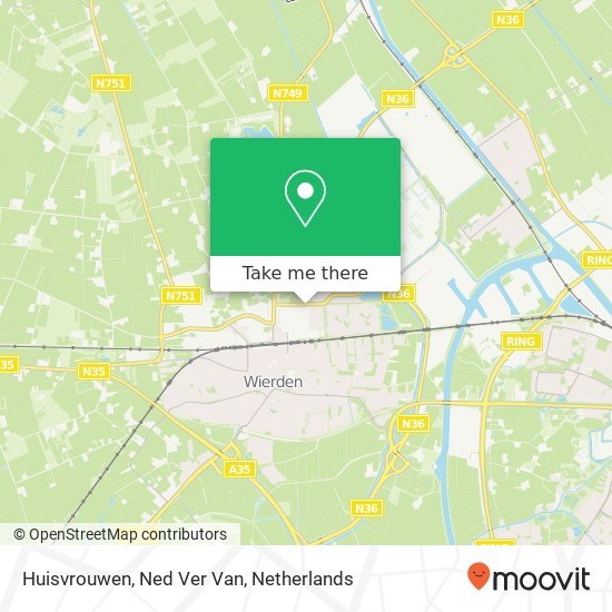 Huisvrouwen, Ned Ver Van map