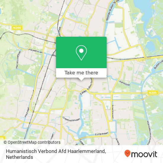 Humanistisch Verbond Afd Haarlemmerland Karte