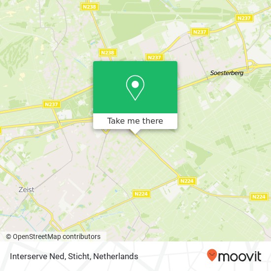 Interserve Ned, Sticht map