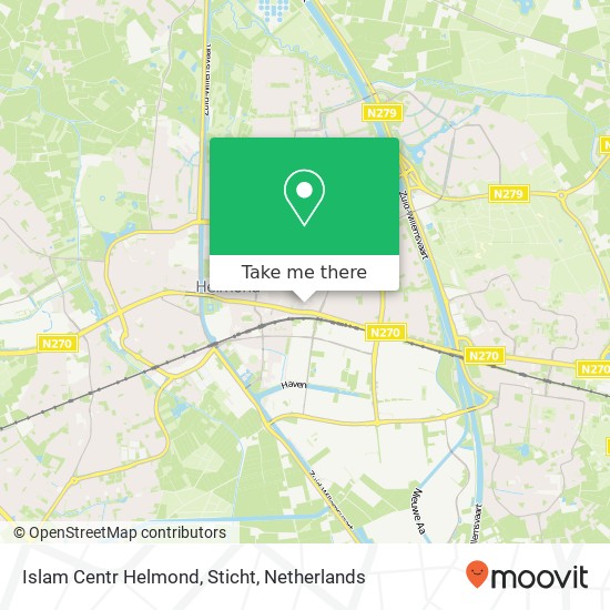 Islam Centr Helmond, Sticht map